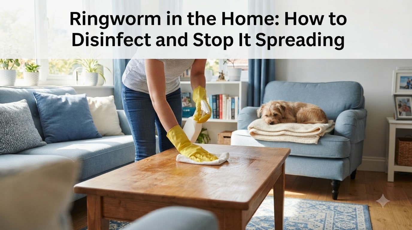 Ringworm in the Home: How to Disinfect and Stop It Spreading