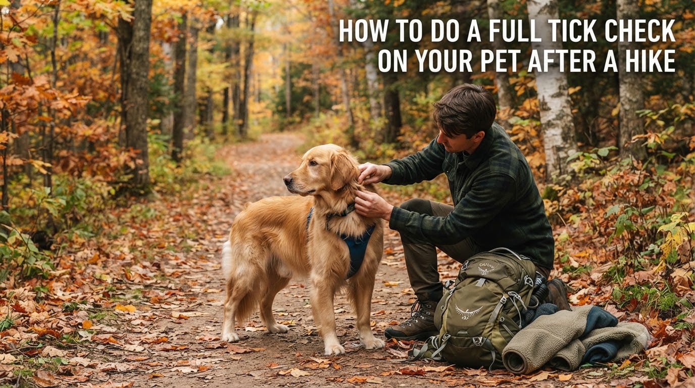 How to Do a Full Tick Check on Your Pet After a Hike