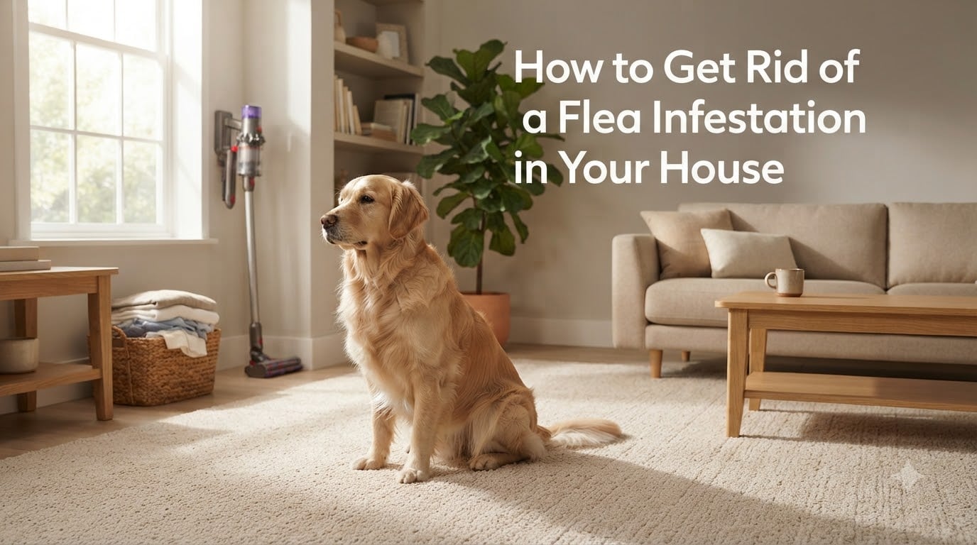 How to Get Rid of a Flea Infestation in Your House