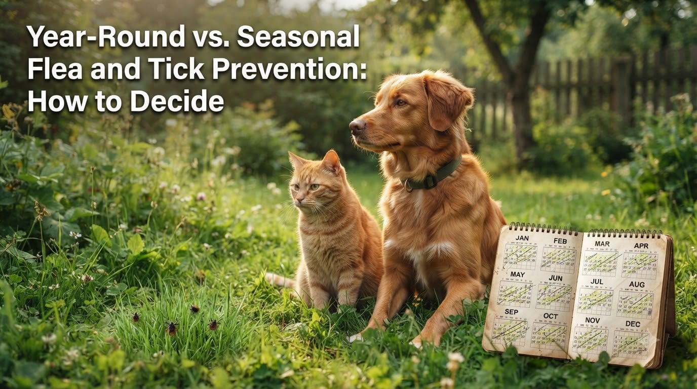 Year-Round vs. Seasonal Flea and Tick Prevention: How to Decide