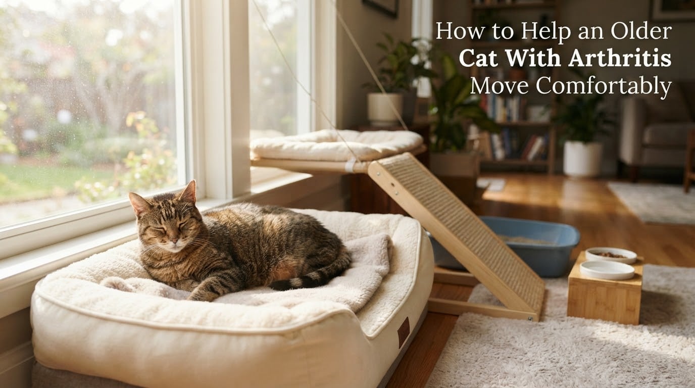 How to Help an Older Cat With Arthritis Move Comfortably