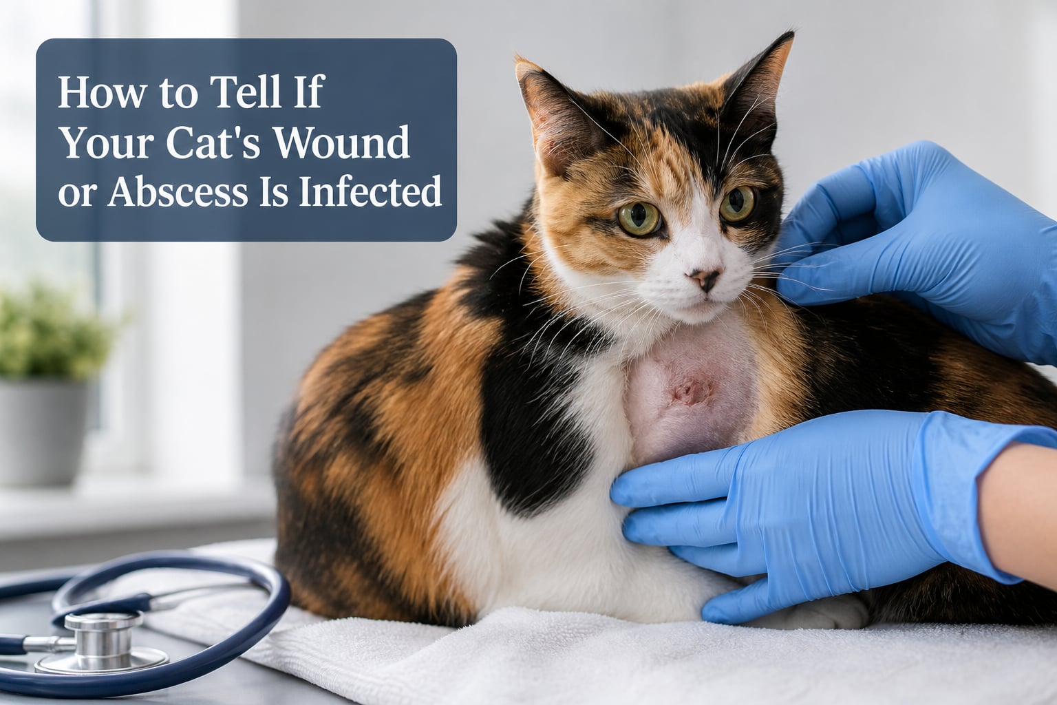 How to Tell If Your Cat's Wound or Abscess Is Infected