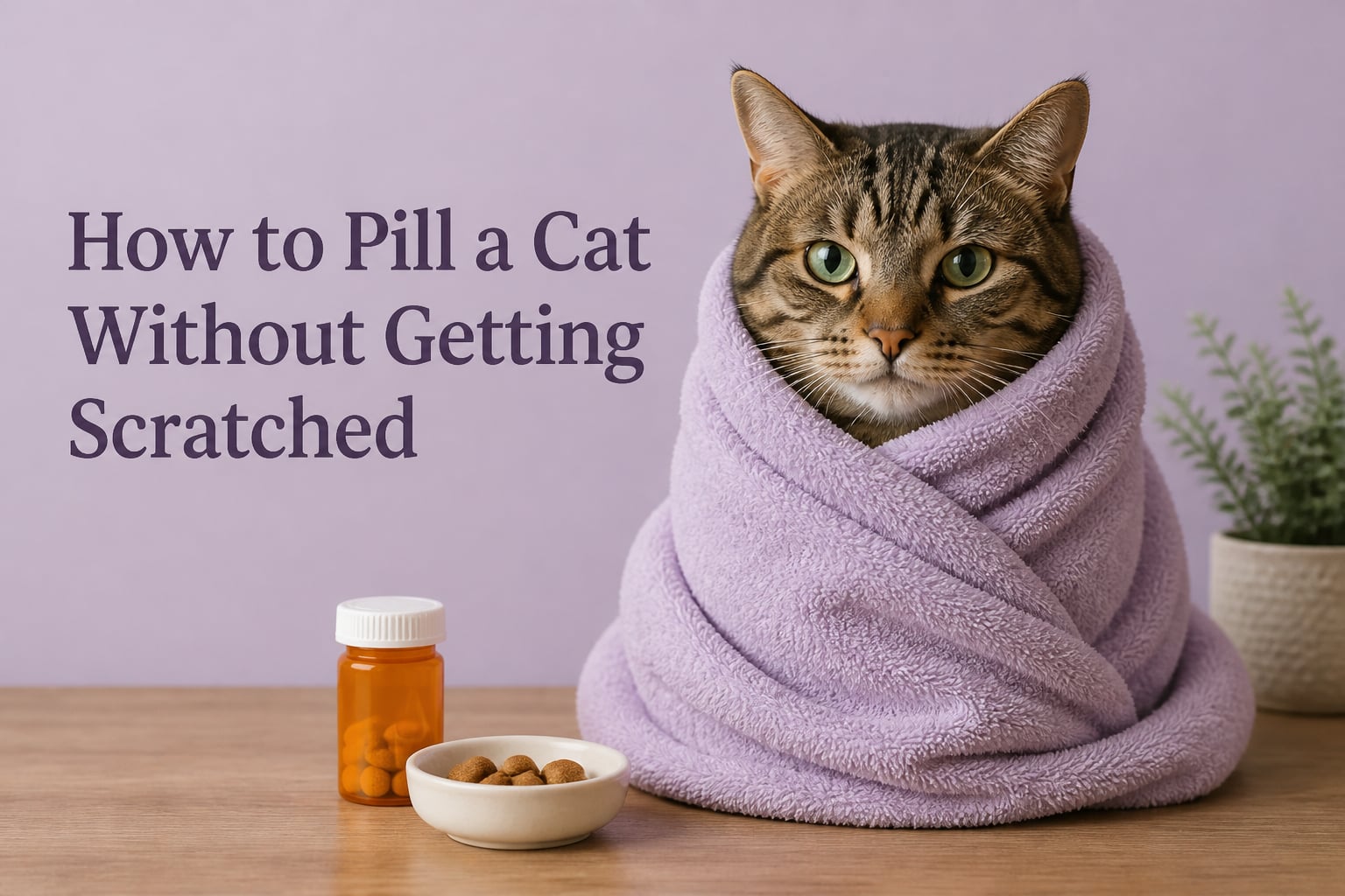 How to Pill a Cat Without Getting Scratched