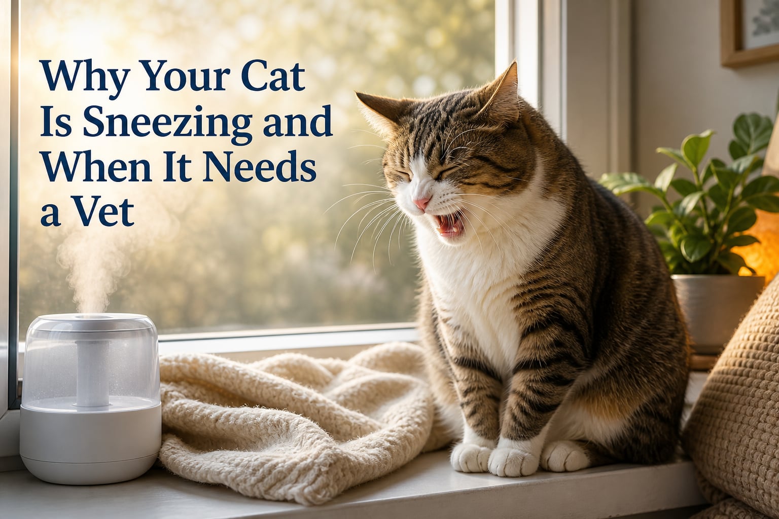 Why Your Cat Is Sneezing and When It Needs a Vet