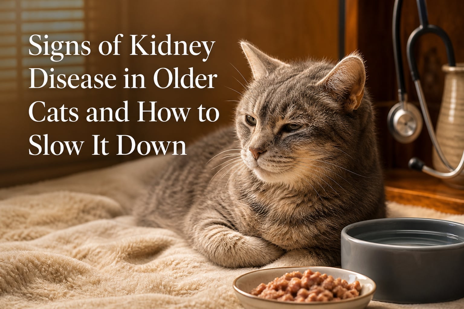 Signs of Kidney Disease in Older Cats and How to Slow It Down