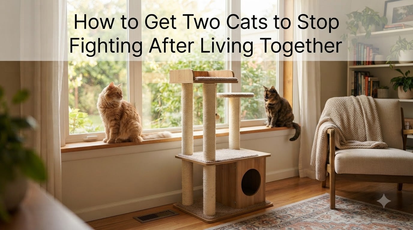 How to Get Two Cats to Stop Fighting After Living Together