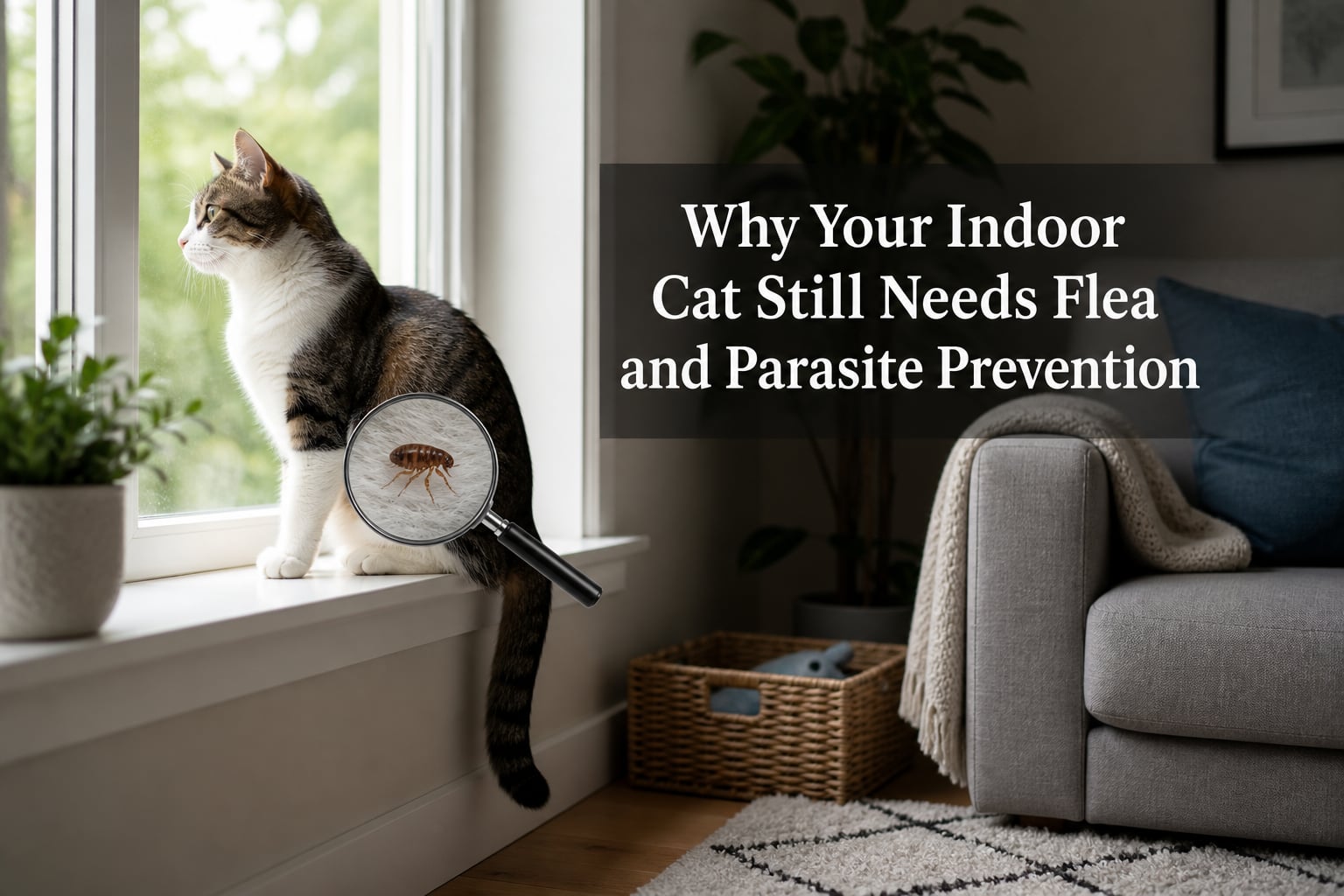 Why Your Indoor Cat Still Needs Flea and Parasite Prevention