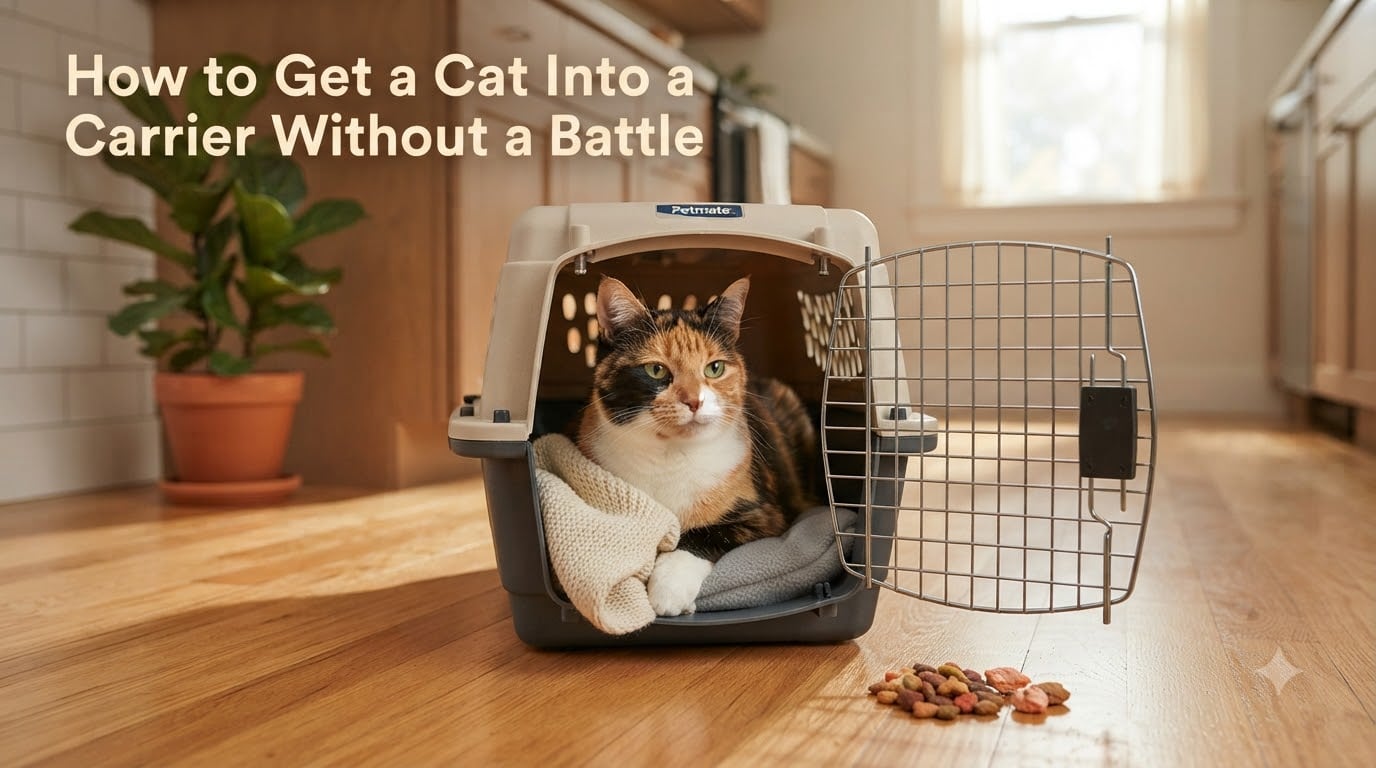 How to Get a Cat Into a Carrier Without a Battle