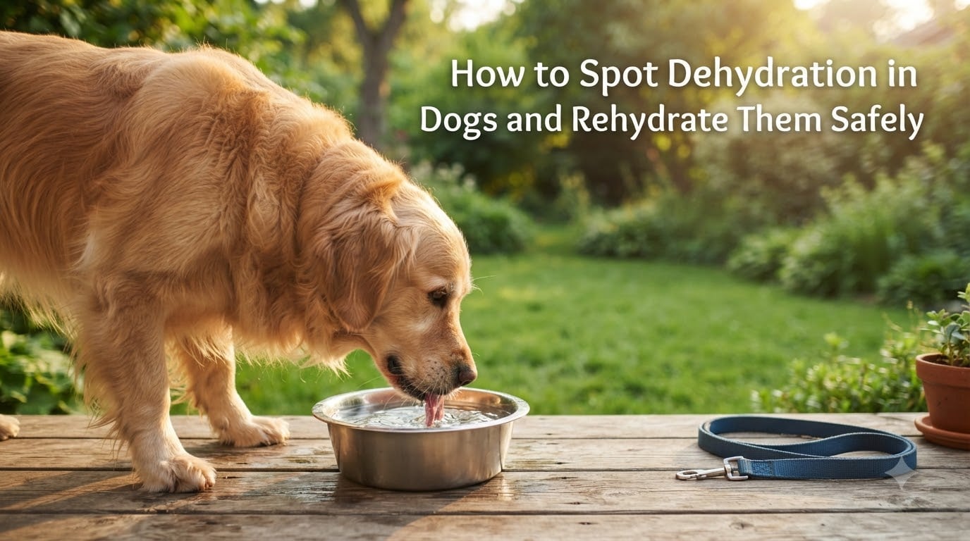How to Spot Dehydration in Dogs and Rehydrate Them Safely