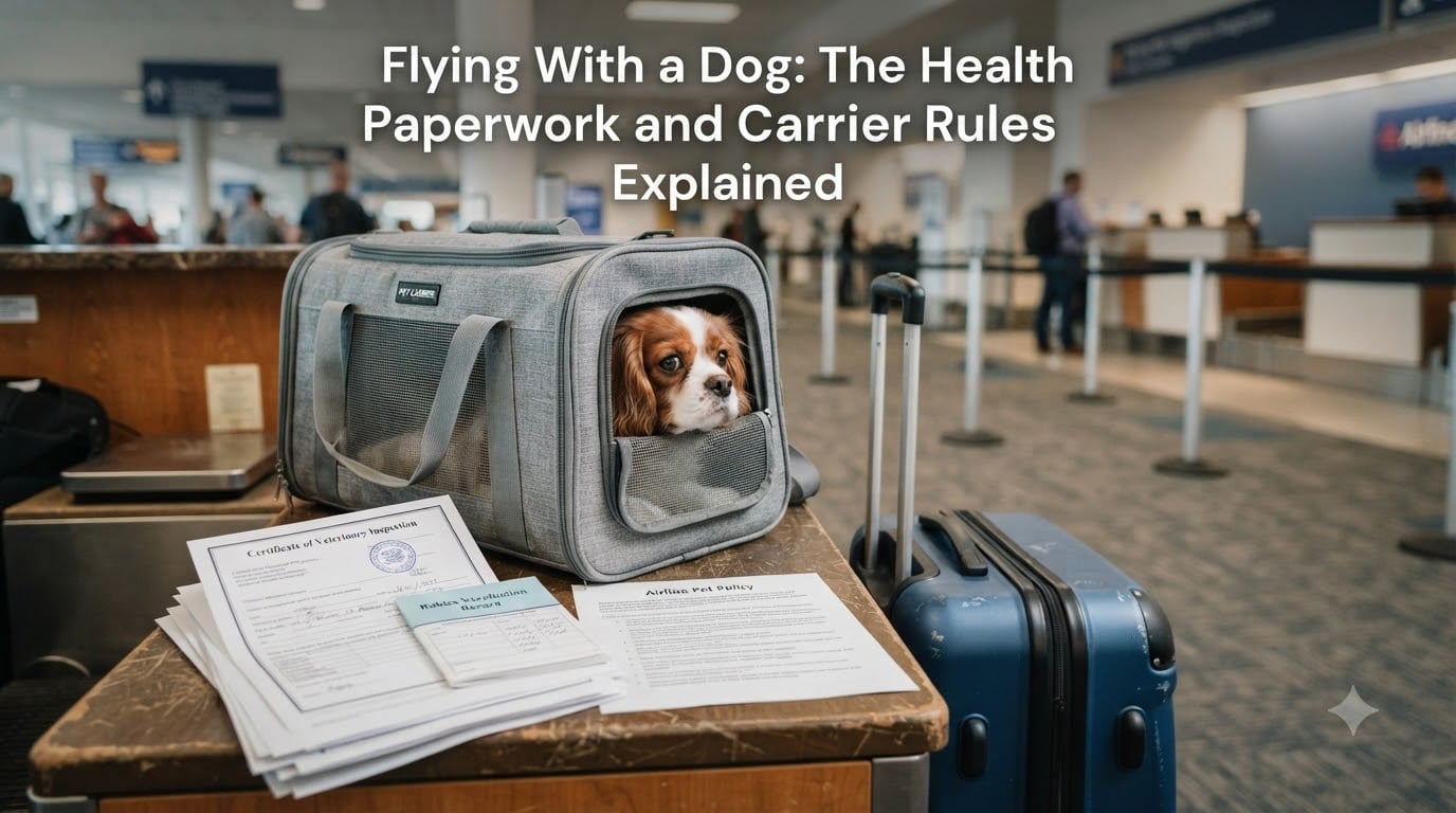 Flying With a Dog: The Health Paperwork and Carrier Rules Explained