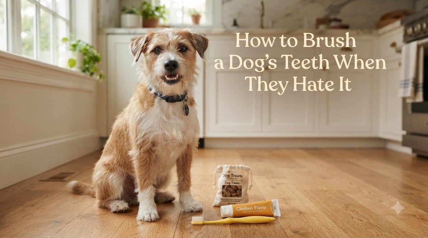 How to Brush a Dog's Teeth When They Hate It