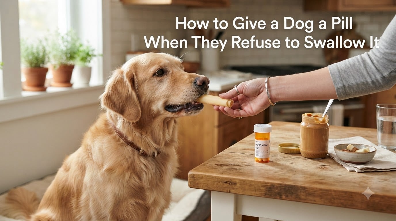 How to Give a Dog a Pill When They Refuse to Swallow It