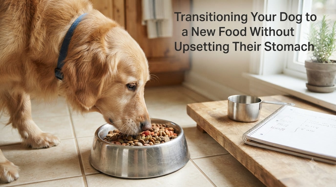 Transitioning Your Dog to a New Food Without Upsetting Their Stomach