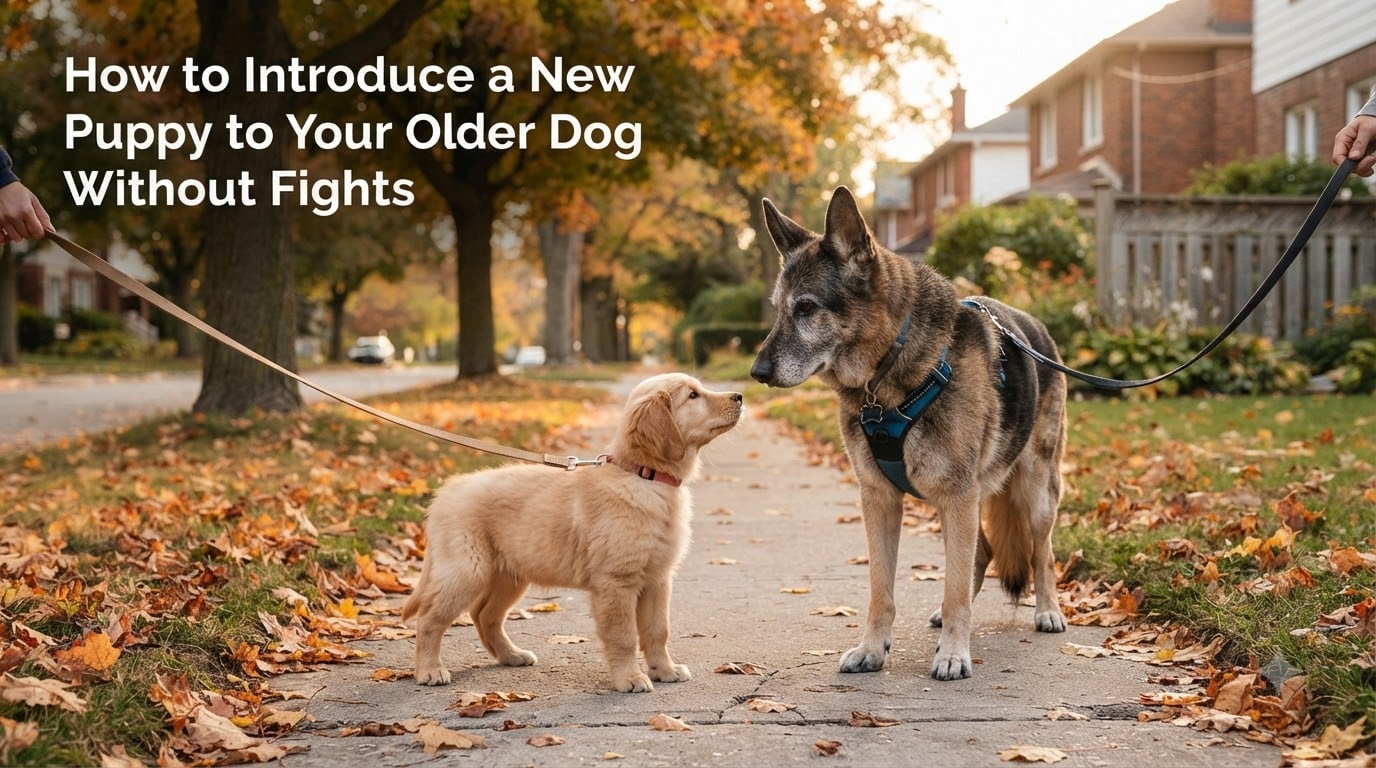 How to Introduce a New Puppy to Your Older Dog Without Fights