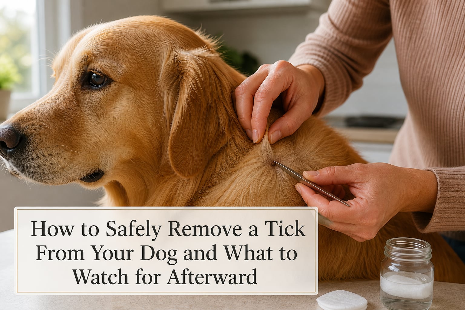 How to Safely Remove a Tick From Your Dog and What to Watch for Afterward