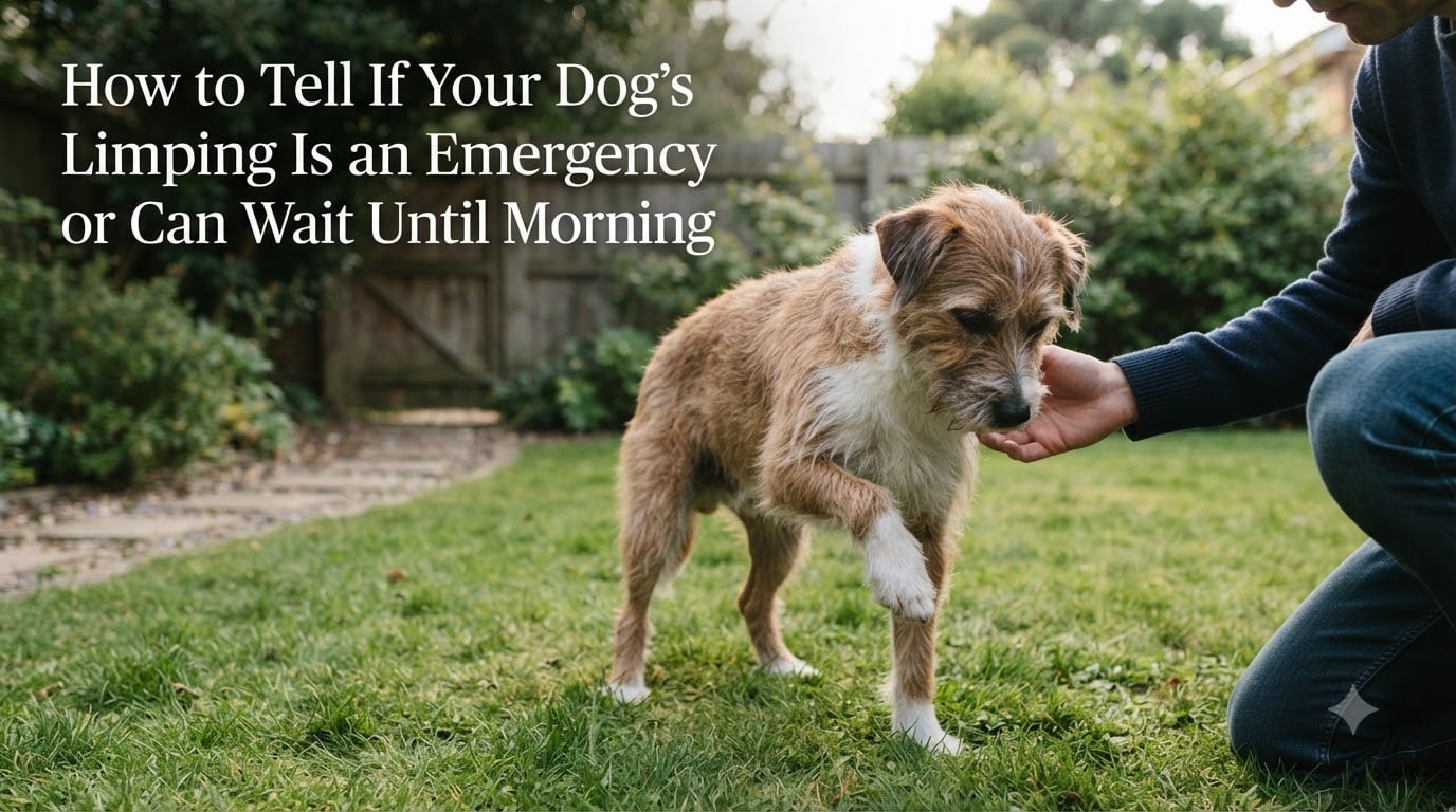 How to Tell If Your Dog's Limping Is an Emergency or Can Wait Until Morning