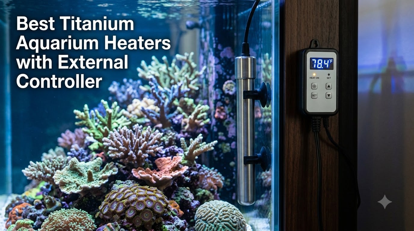Best Titanium Aquarium Heaters with External Controller
