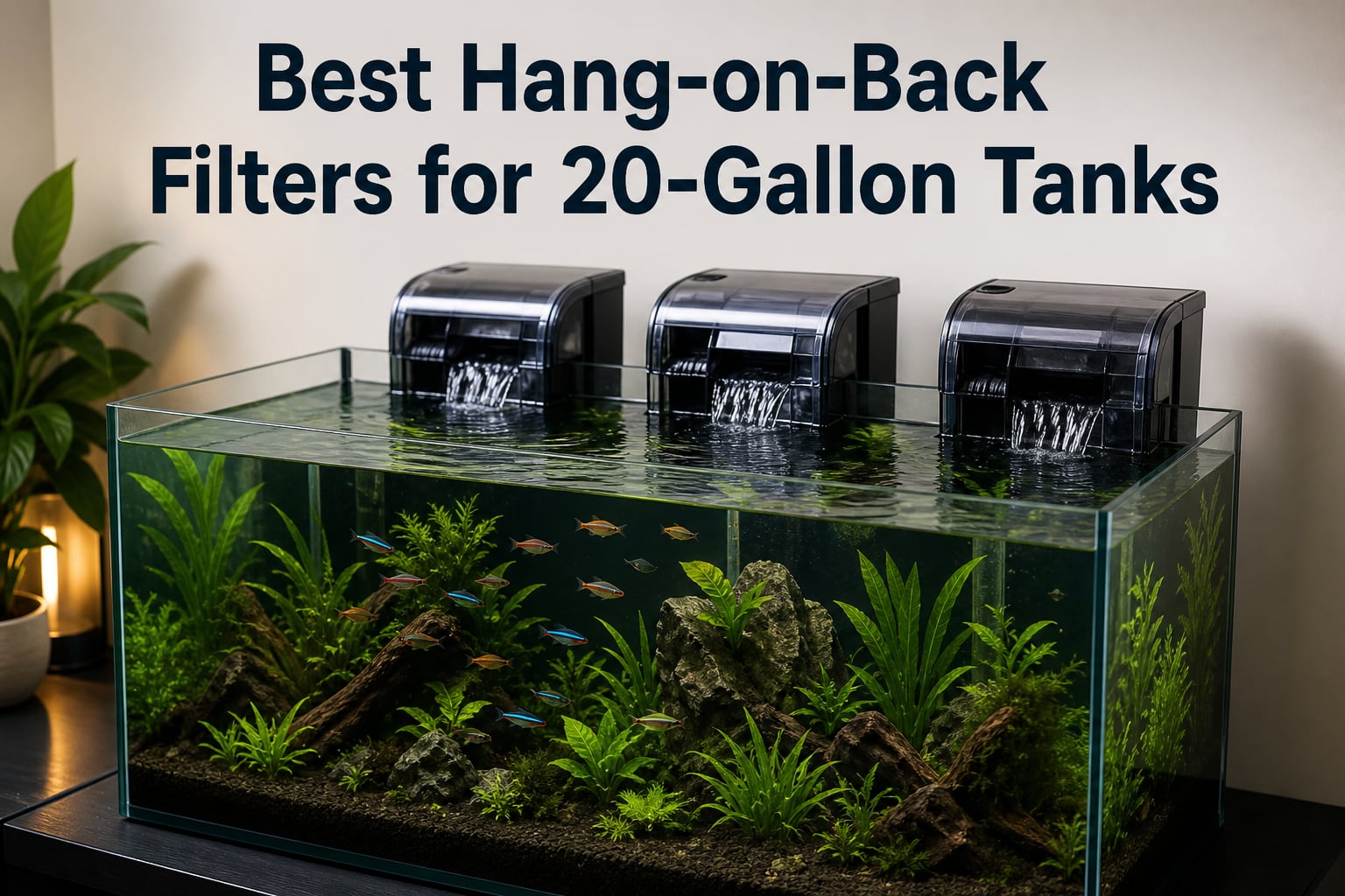 Best Hang-on-Back Filters for 20-Gallon Tanks
