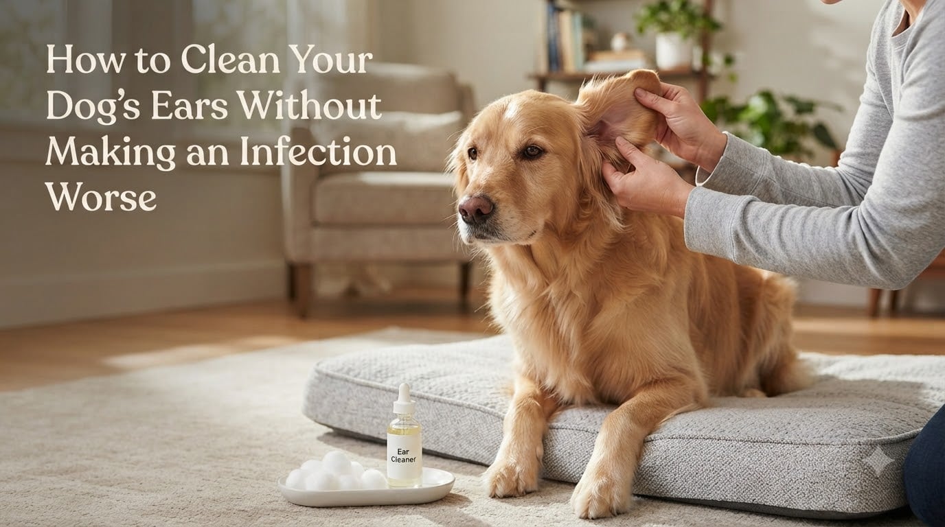 How to Clean Your Dog's Ears Without Making an Infection Worse