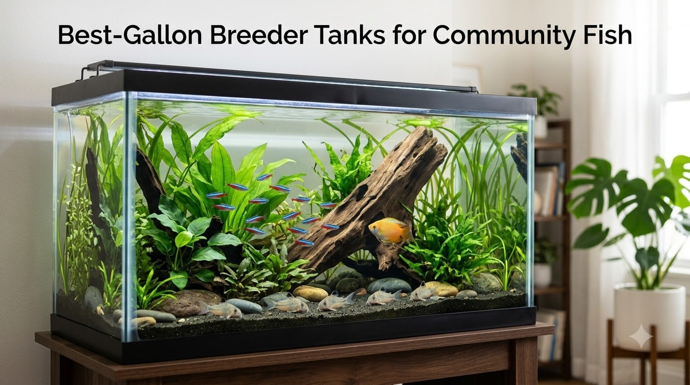 Best 40-Gallon Breeder Tanks for Community Fish