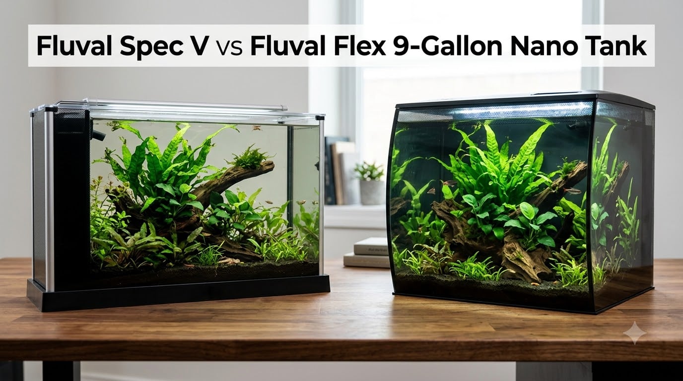 Fluval Spec V vs Fluval Flex 9-Gallon Nano Tank