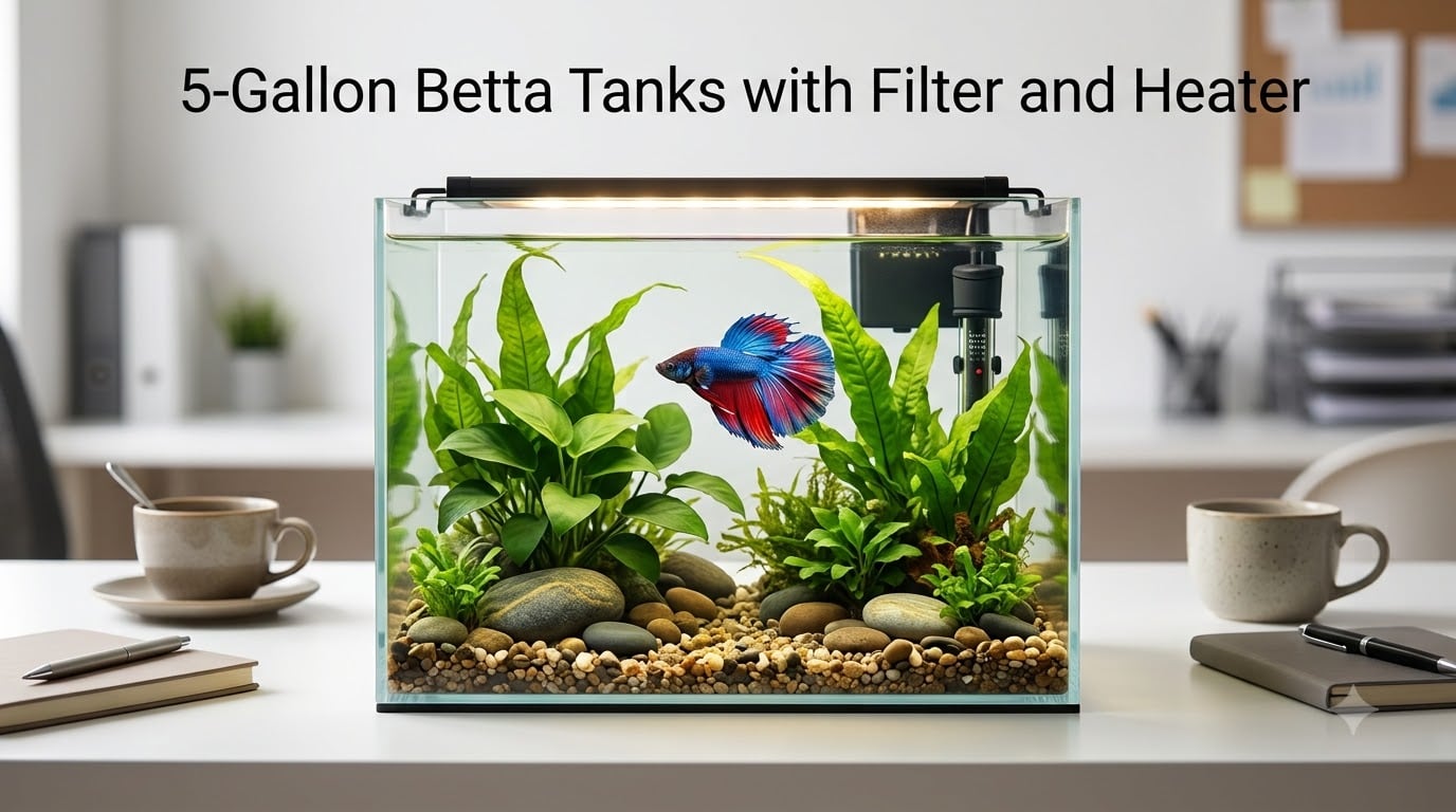 Best 5-Gallon Betta Tanks with Filter and Heater
