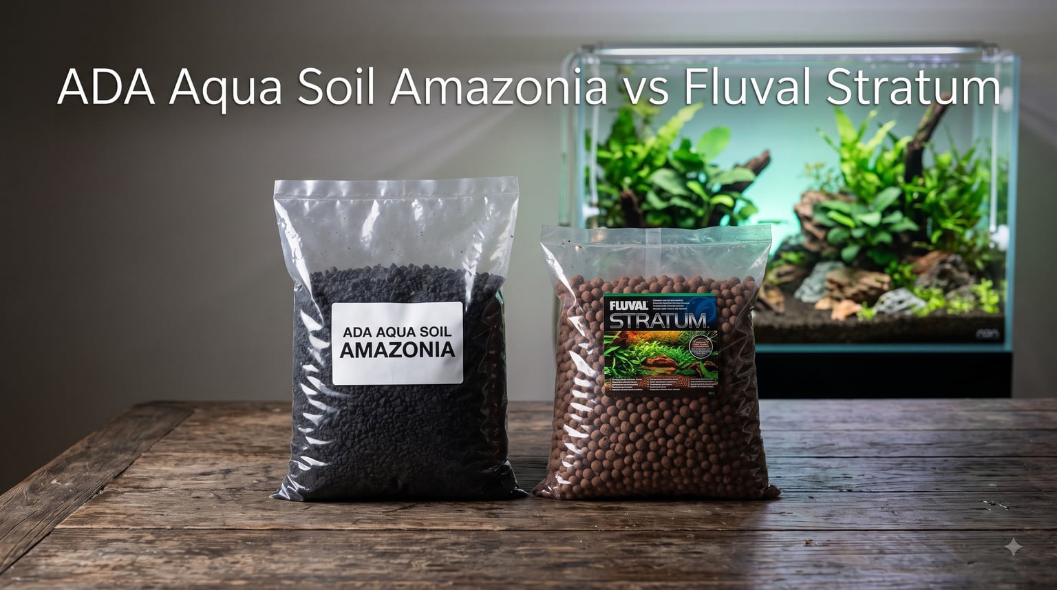 ADA Aqua Soil Amazonia vs Fluval Stratum