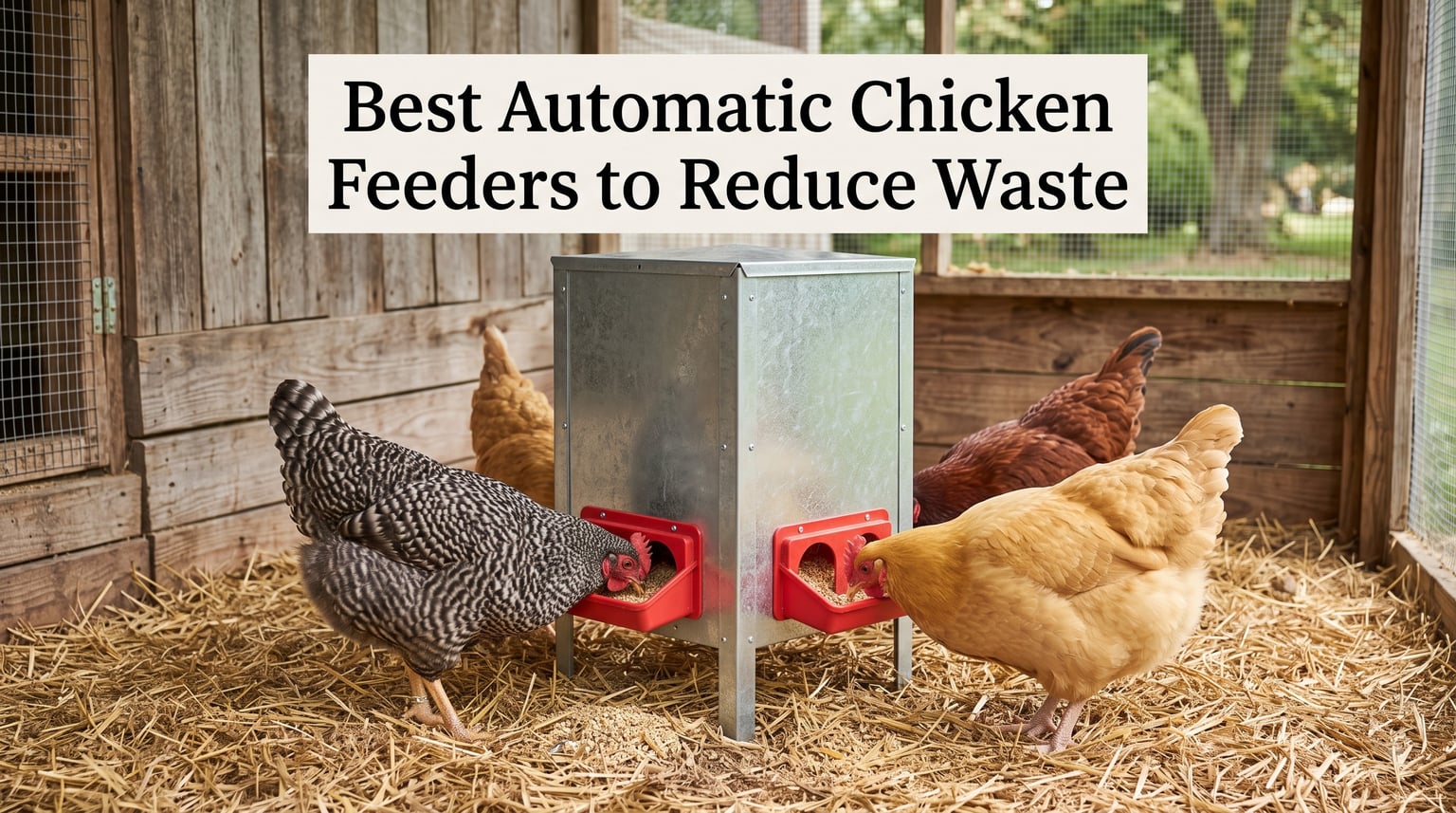 Best Automatic Chicken Feeders to Reduce Waste