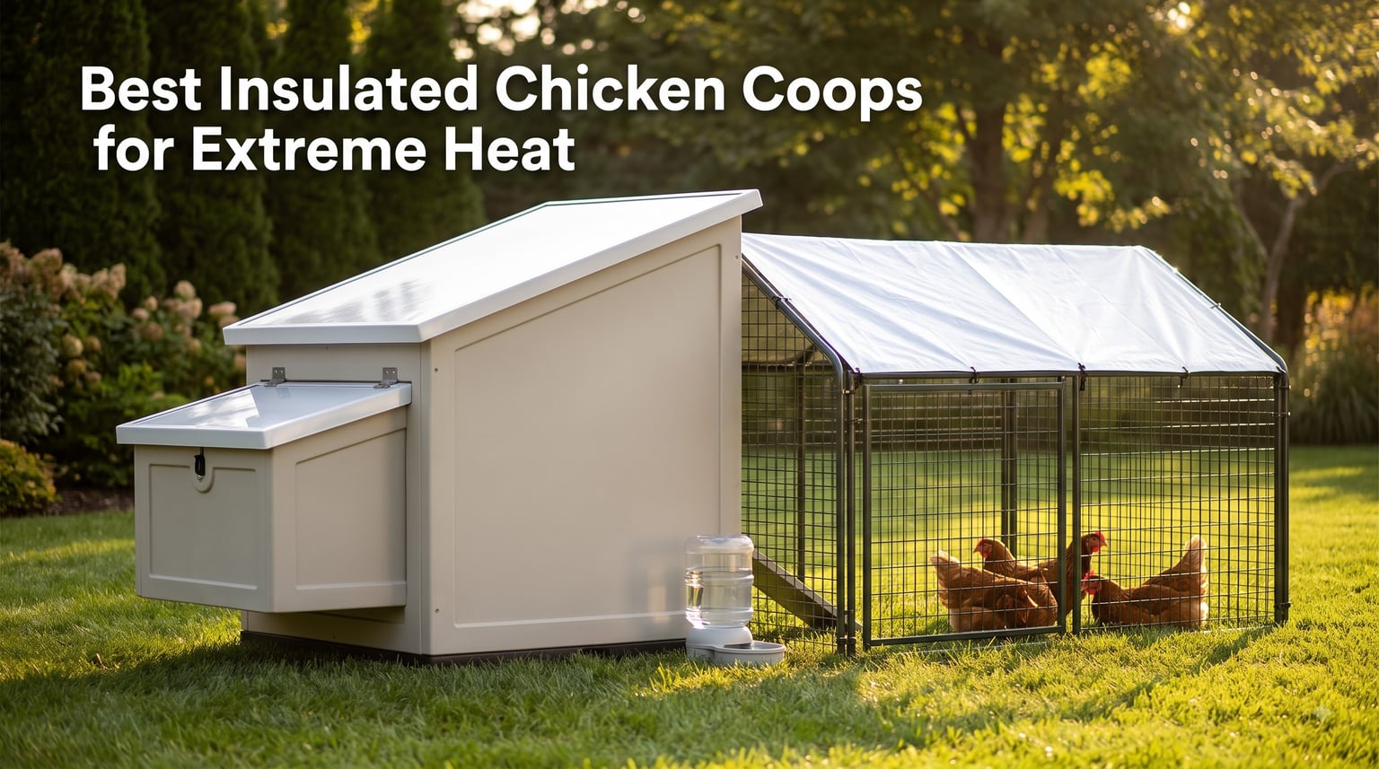 Best Insulated Chicken Coops for Extreme Heat