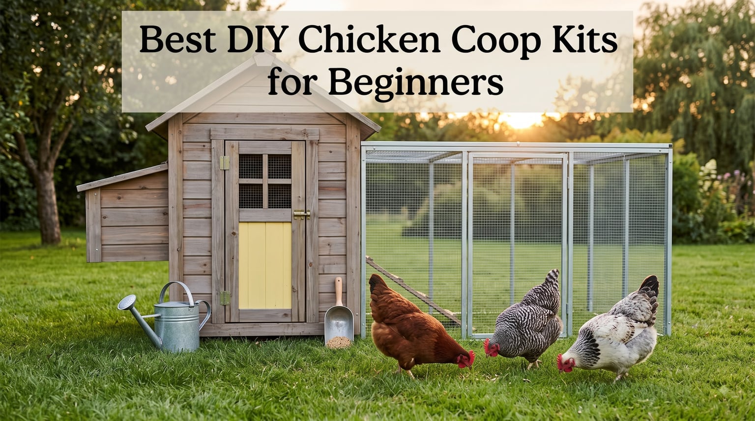Best DIY Chicken Coop Kits for Beginners