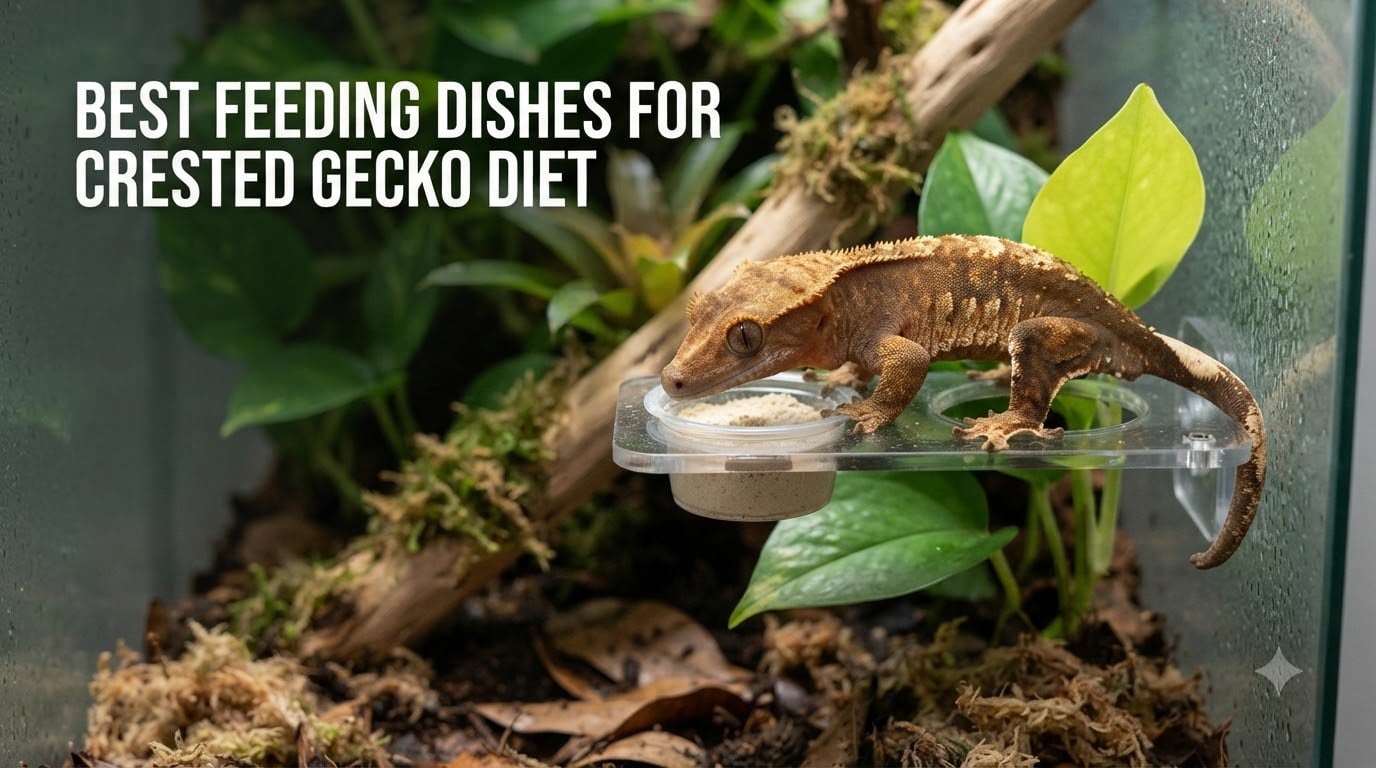 Best Feeding Dishes for Crested Gecko Diet