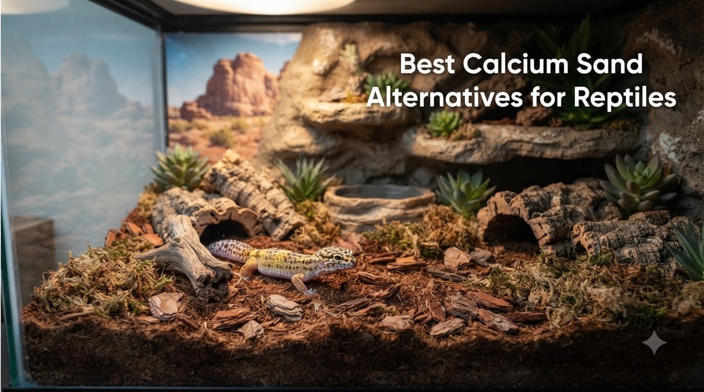 Best Calcium Sand Alternatives for Reptiles