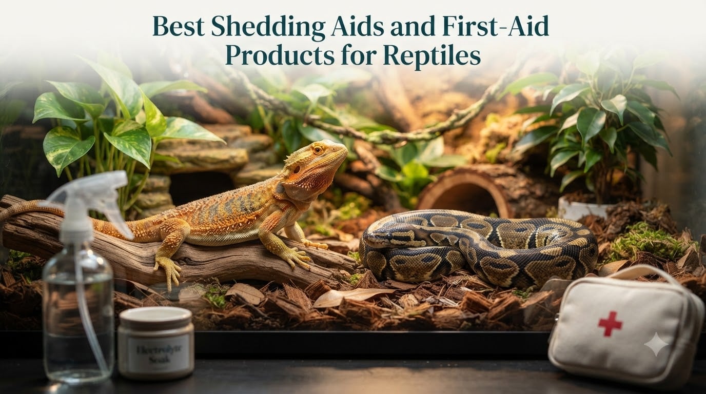 Best Shedding Aids and First-Aid Products for Reptiles