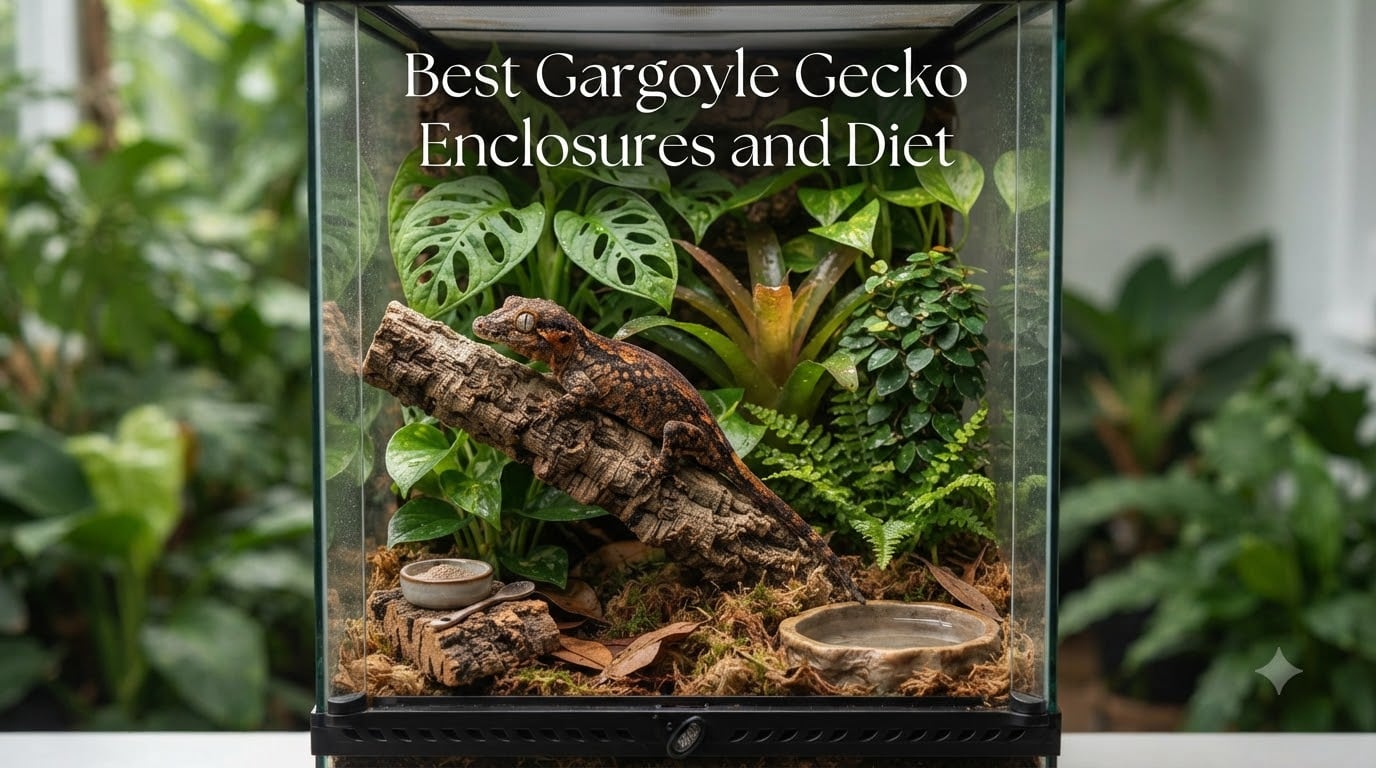 Best Gargoyle Gecko Enclosures and Diet