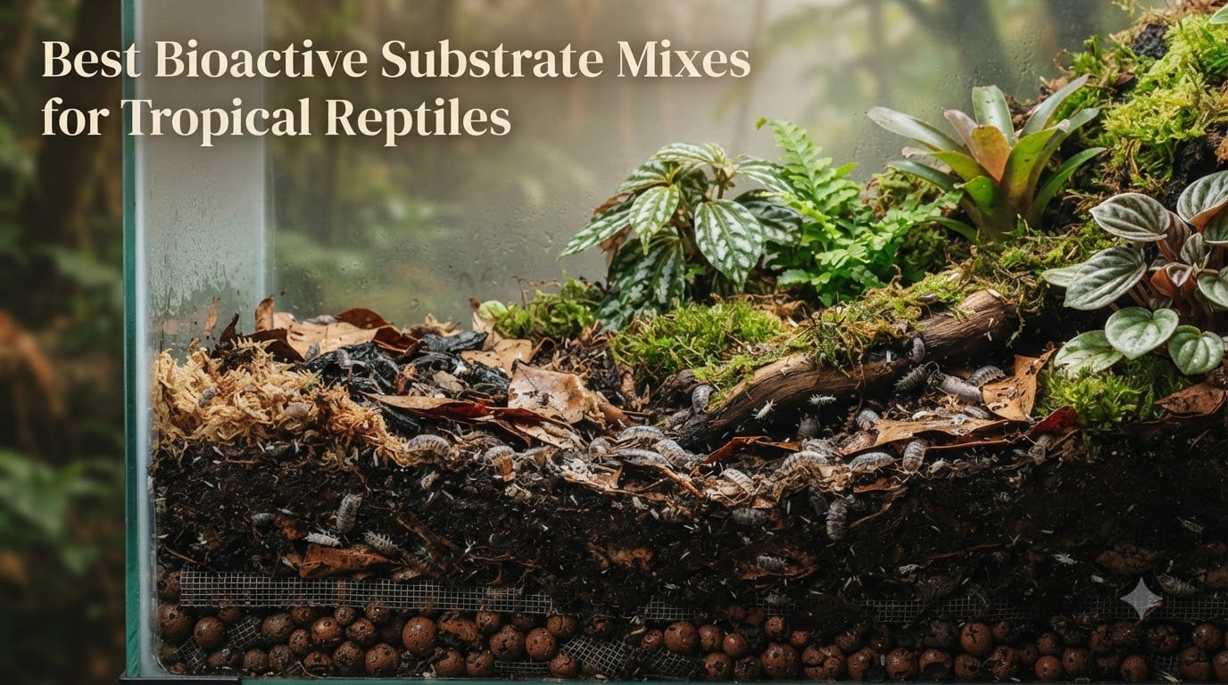 Best Bioactive Substrate Mixes for Tropical Reptiles