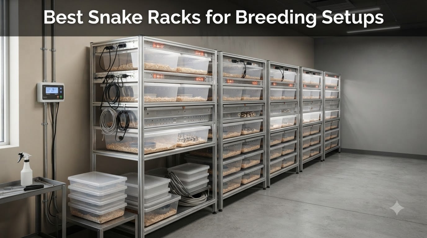 Best Snake Racks for Breeding Setups