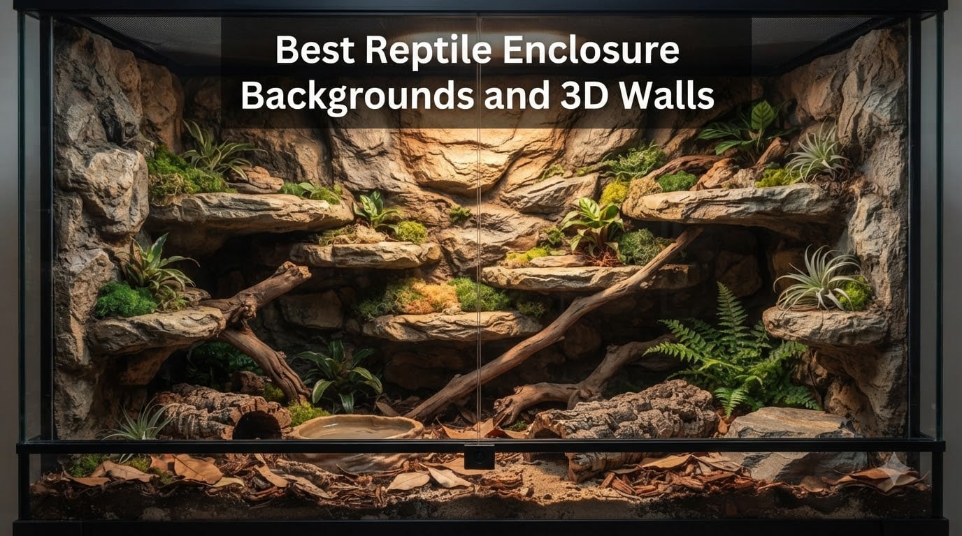 Best Reptile Enclosure Backgrounds and 3D Walls