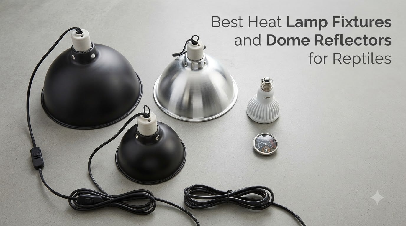 Best Heat Lamp Fixtures and Dome Reflectors for Reptiles