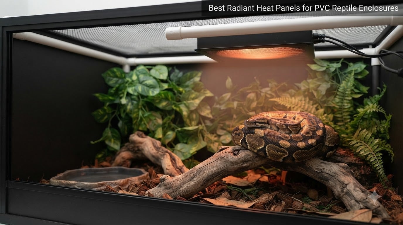 Best Radiant Heat Panels for PVC Reptile Enclosures