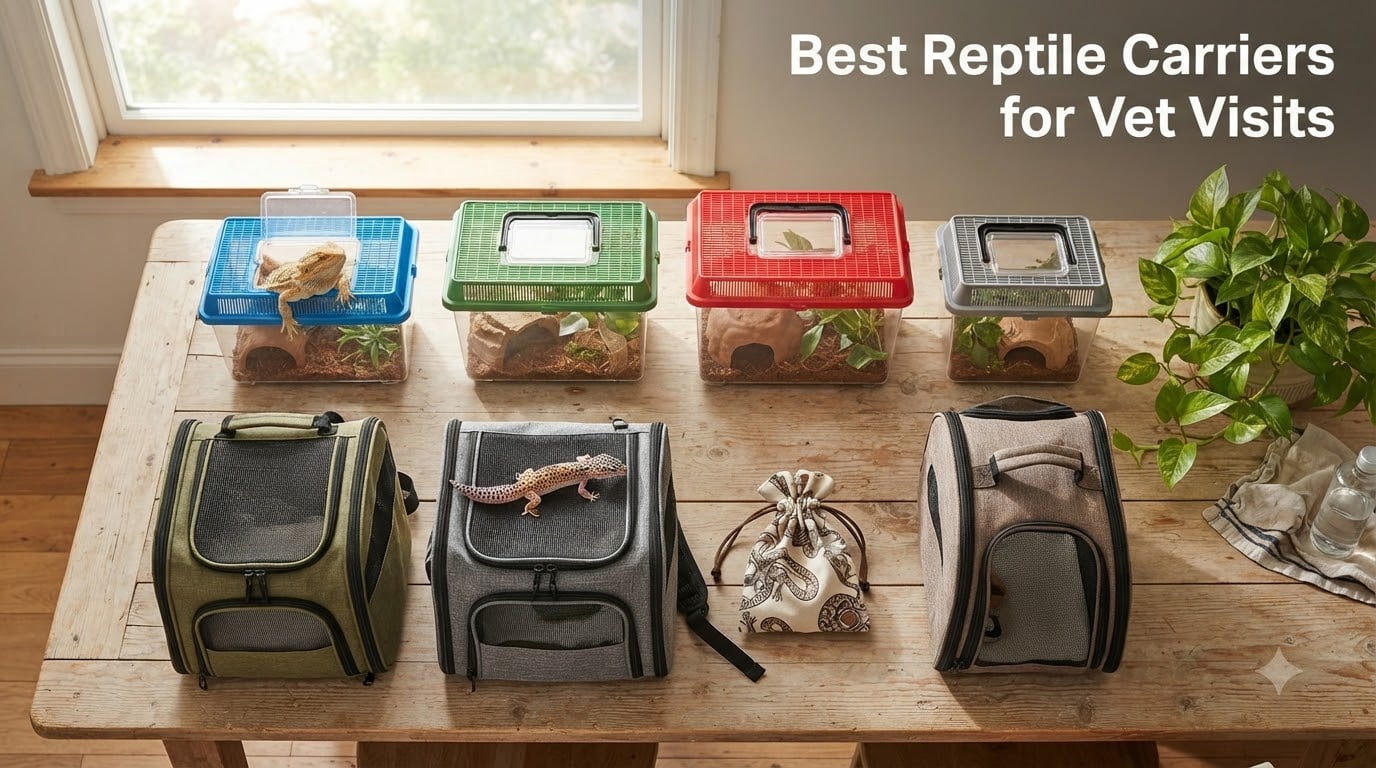 Best Reptile Carriers for Vet Visits