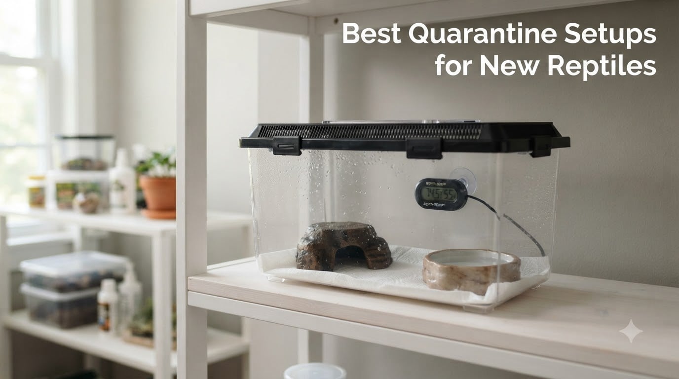 Best Quarantine Setups for New Reptiles