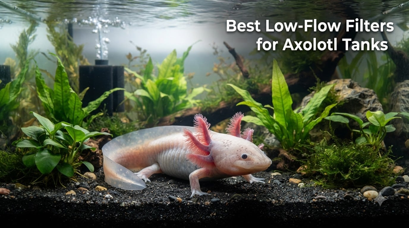 Best Low-Flow Filters for Axolotl Tanks
