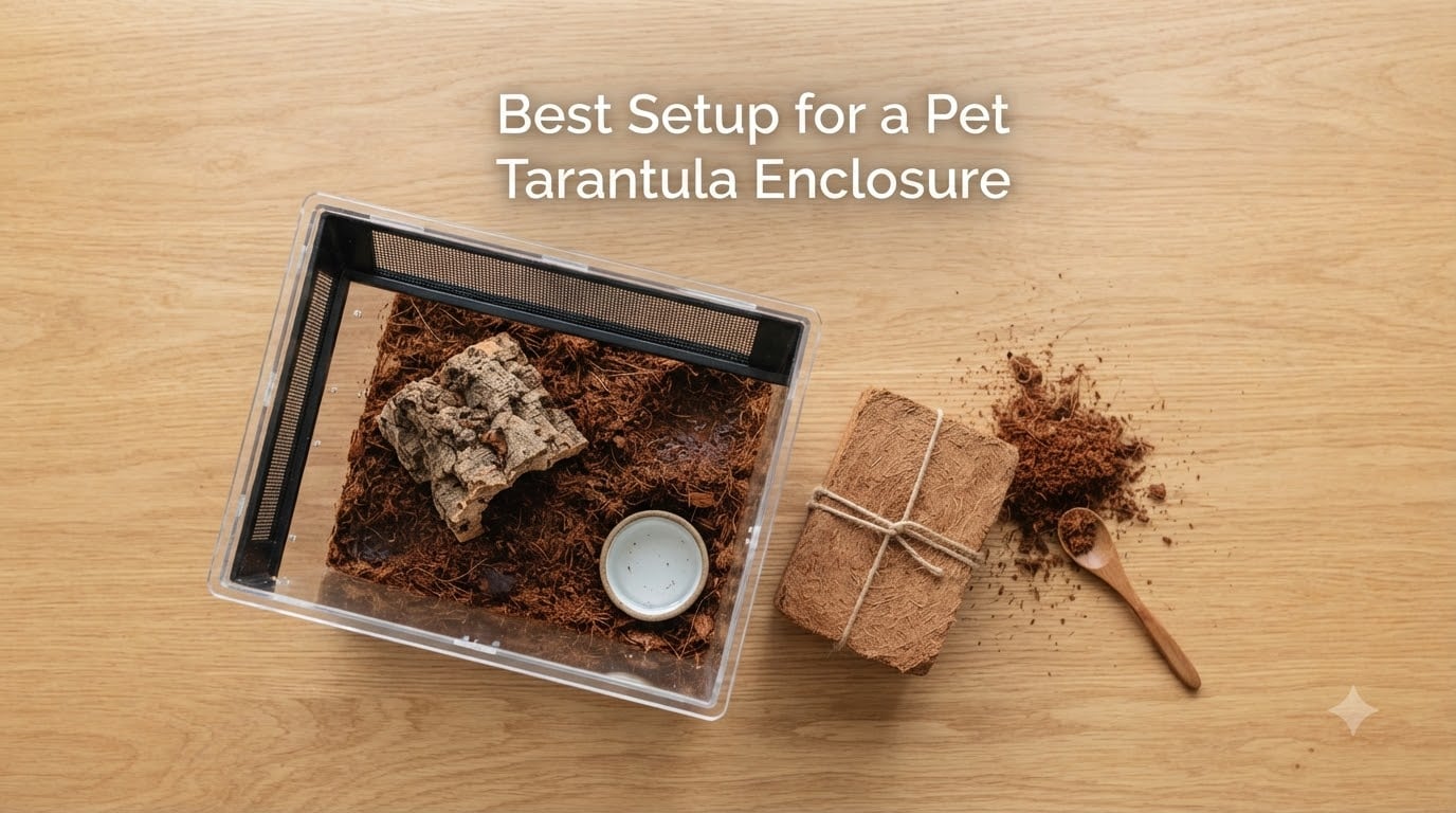 Best Setup for a Pet Tarantula Enclosure