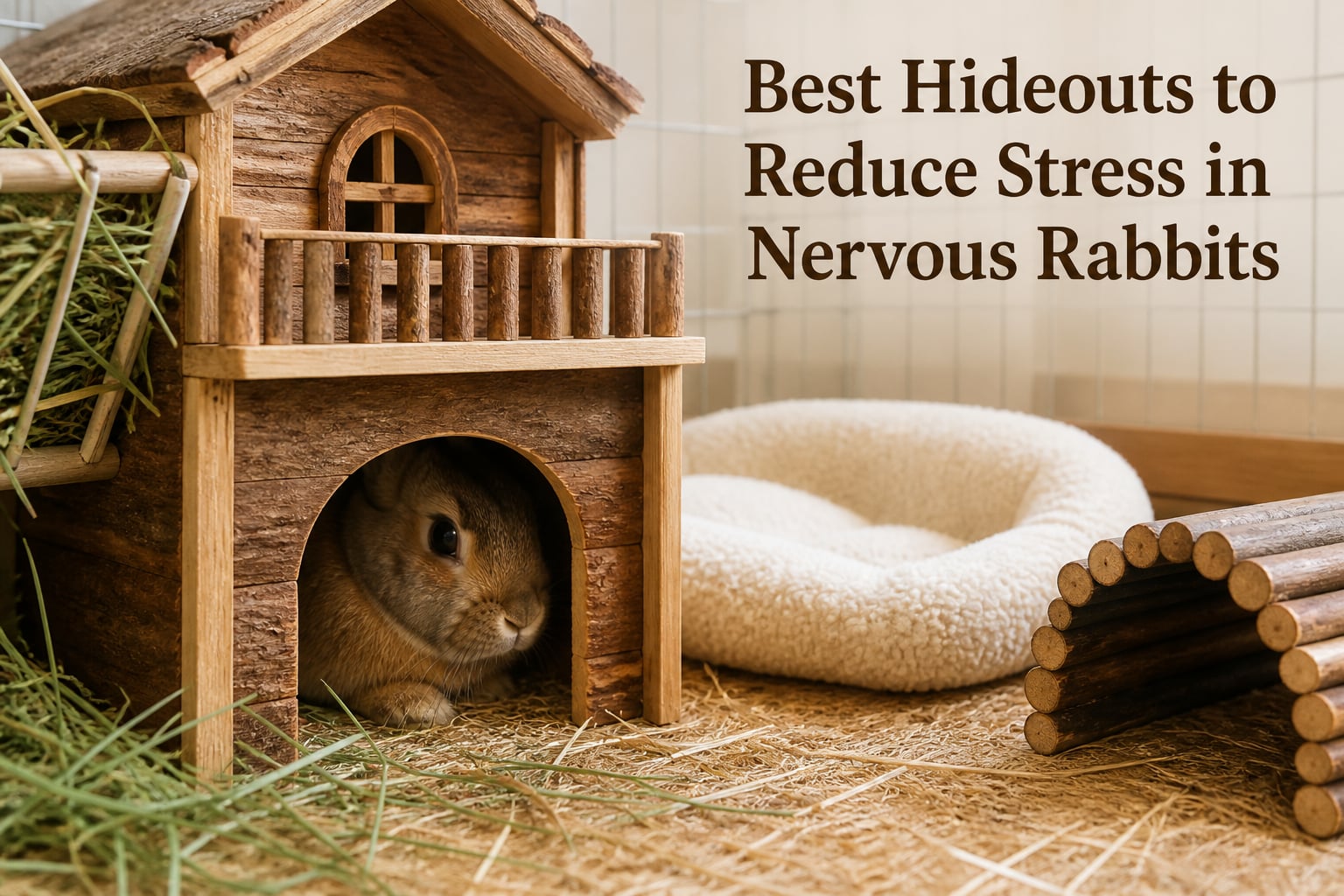 Best Hideouts to Reduce Stress in Nervous Rabbits