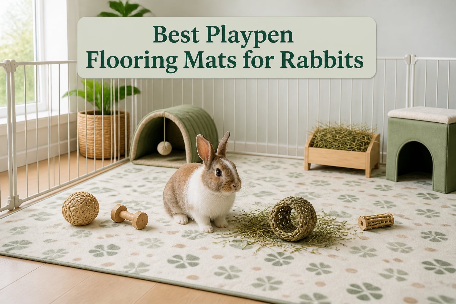 Best Playpen Flooring Mats for Rabbits