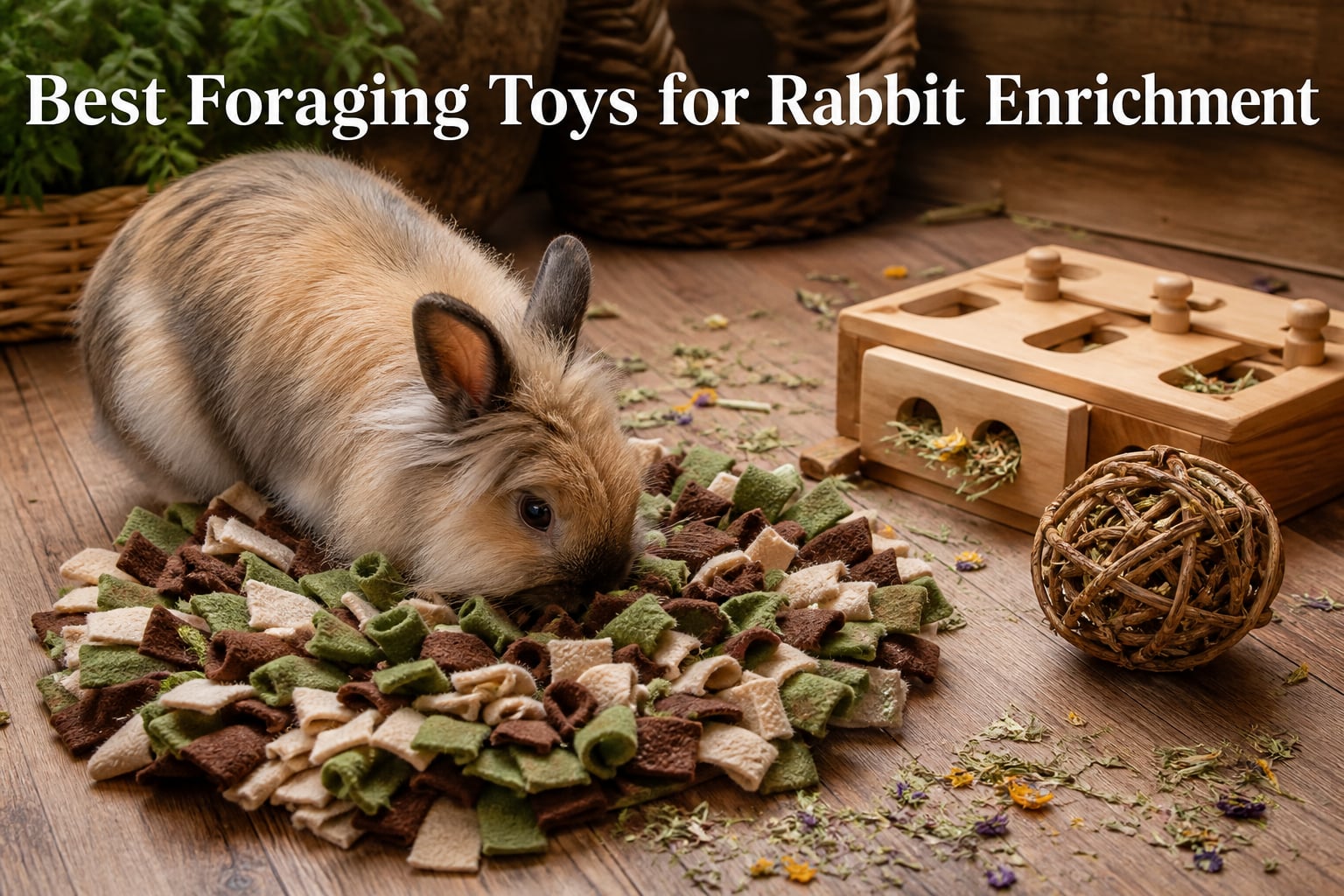Best Foraging Toys for Rabbit Enrichment