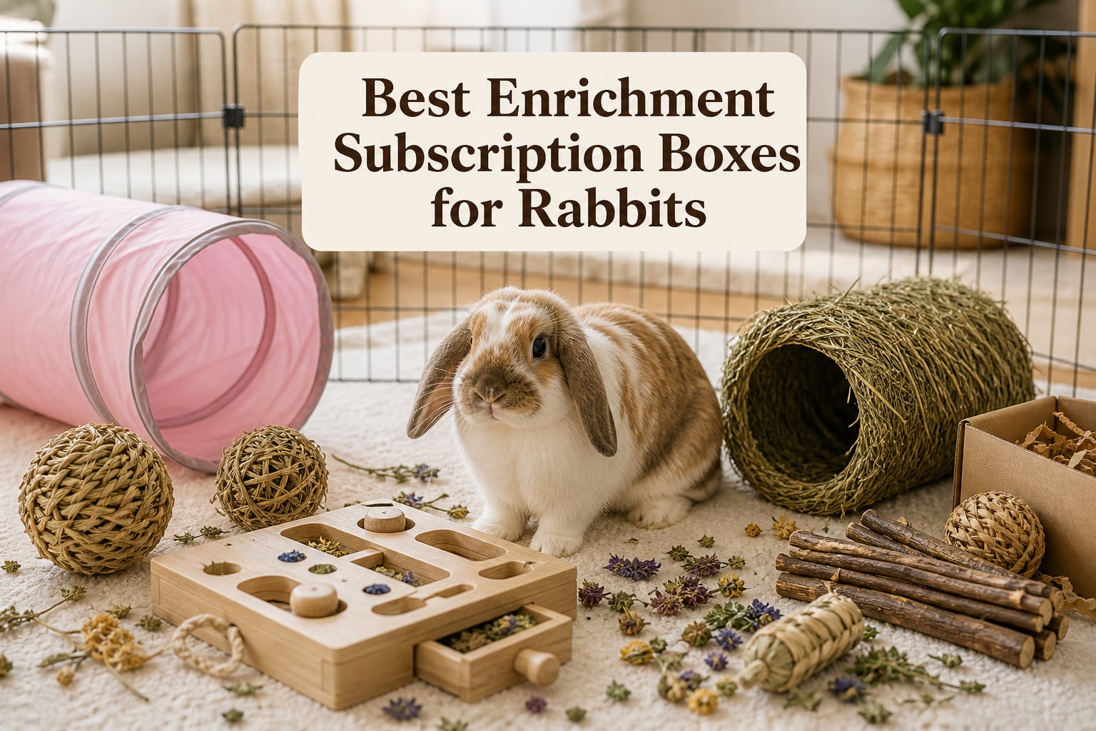 Best Enrichment Subscription Boxes for Rabbits