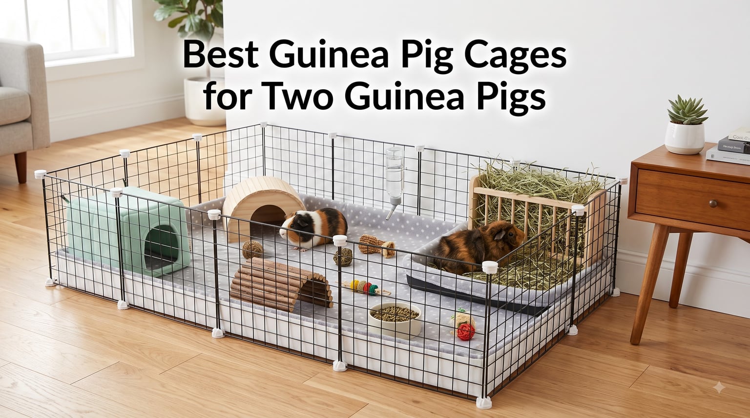 Best Guinea Pig Cages for Two Guinea Pigs