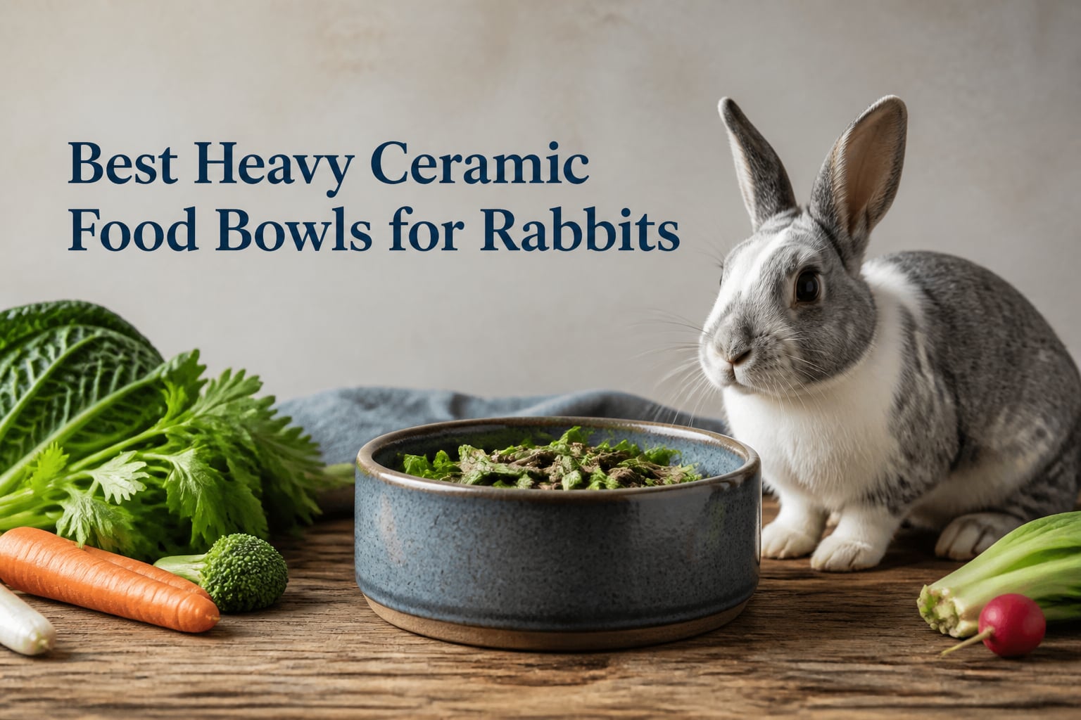 Best Heavy Ceramic Food Bowls for Rabbits
