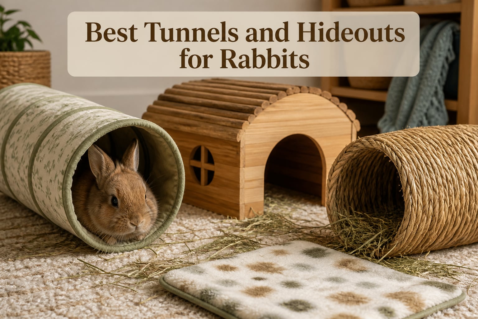 Best Tunnels and Hideouts for Rabbits